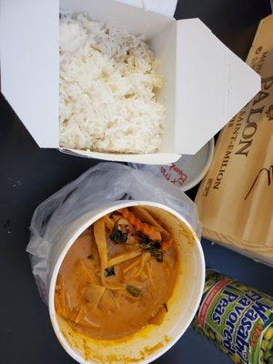 Red curry, super sweet that you can taste no other flavors!