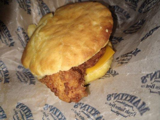 Chicken Egg Cheese Biscuit. So yummy!!!