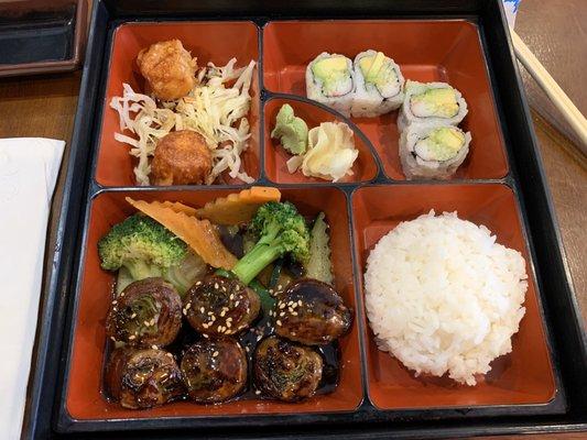 Bento Box Lunch w/ Beef Negimaki