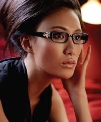 Vera Wang eyewear- bling, style, class. Wide enough for Asian faces, with nosepad bridges