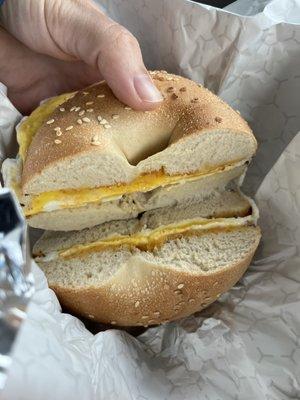 Egg and Cheese Bagel