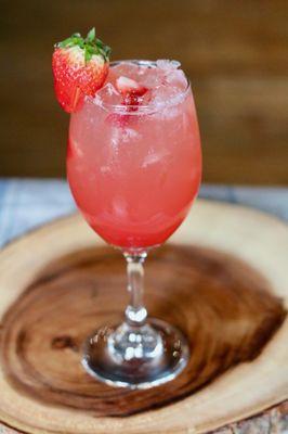 Strawberry Grapefruit Sparkler