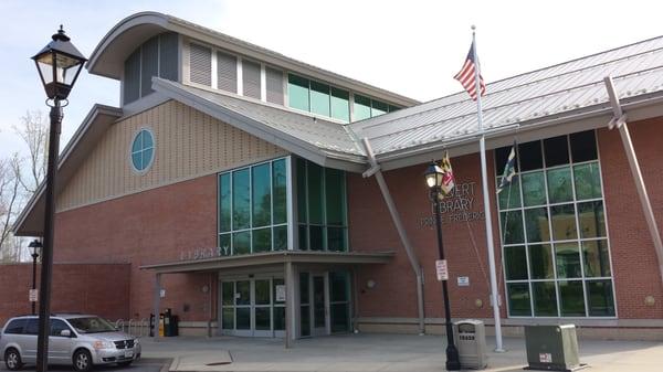 Entrance to the library