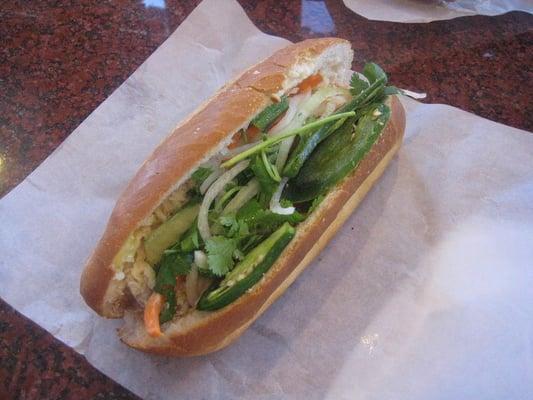 Shredded chicken banh mi. (not good)