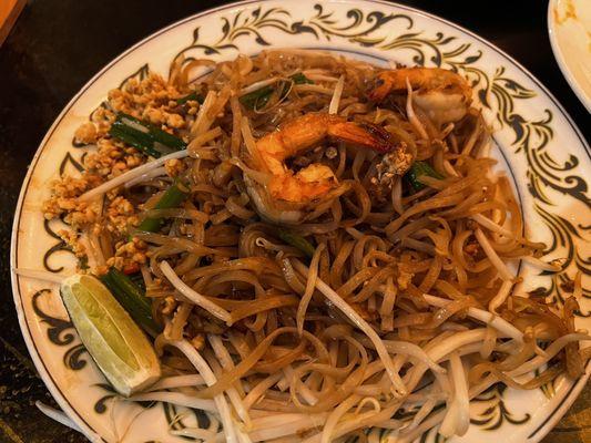 Shrimp Pad Thai! Delicious!