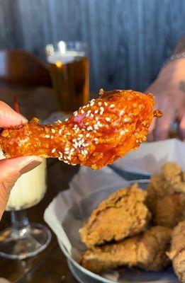 Sweet and spicy fried chicken