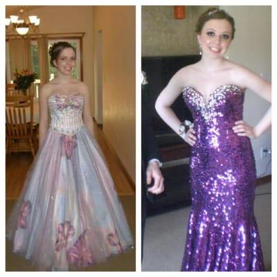 Prom dresses from Benita's