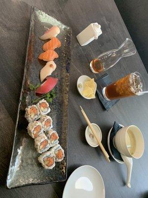 The sushi lunch was very nice !