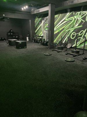 Workout area