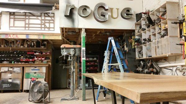 We're always in the workshop, so we might as well decorate so it feels like home :)