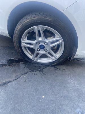 Flat tire