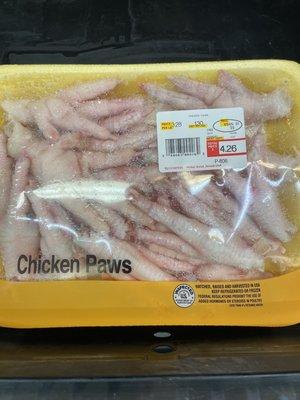 Chicken Paws/Fingers - Shocked to see this in a Walmart in Central PA!