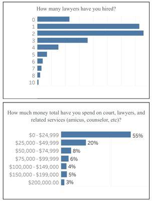 National statistics on how much divorcing fathers have to fight in their attempt to gain parental equality (and still most often lose).