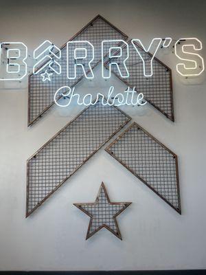 Barry's Charlotte sign