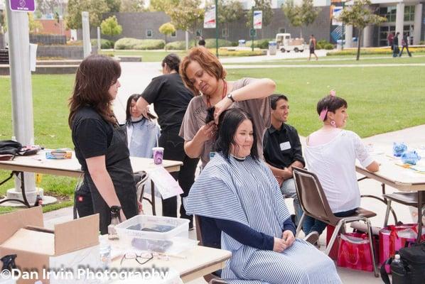 Teaching Hair Cuts