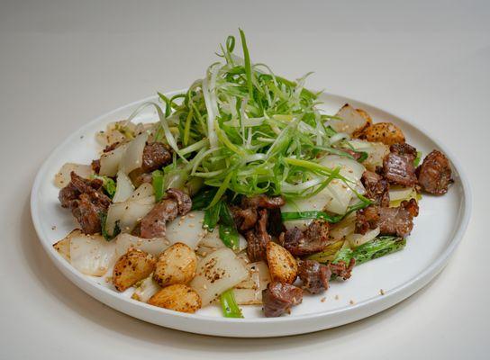 stir-fried chicken gizzards