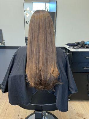 Long layers cut by Ashley