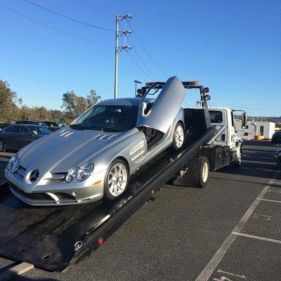 When towing the #supercar call the pros