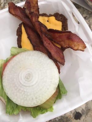 Bacon cheeseburger