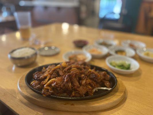 Spicy pork bulgogi