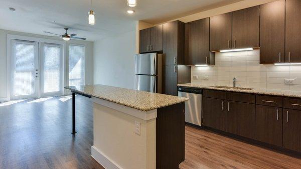 Kitchen with Stainless Steel Appliances