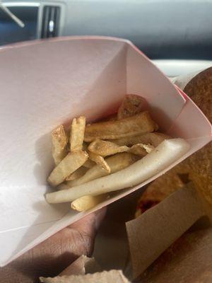 A frozen/wet/cold fry