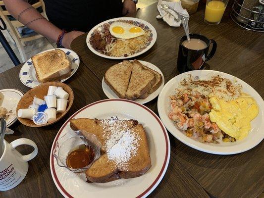 Lobster Hash Monte Cristo Hash Corned Beef Hash