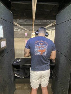 Shooting time at Midwest Shooting Range