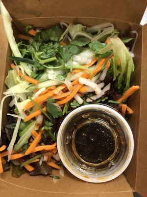 Side Asian Salad & Citrus-Soy Vinaigrette - Excellent!