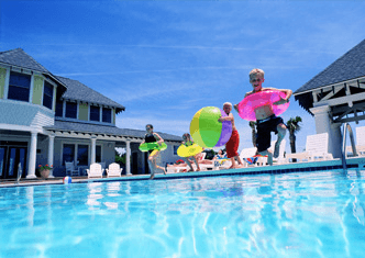 Kids In Swimming Pool