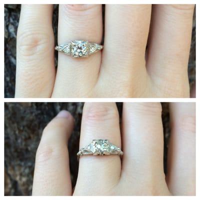 My perfect Art Deco engagement ring from Joint Venture!