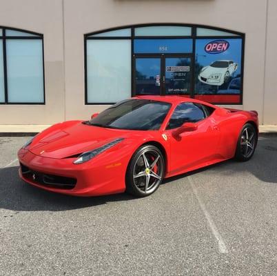 Ferrari 458 Italia with 3M Crystalline