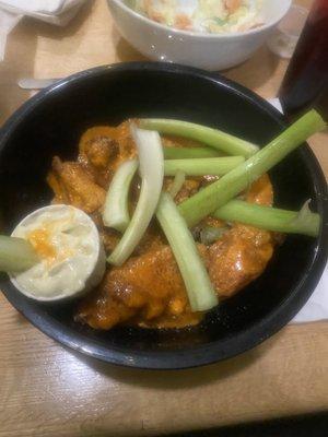 Garlic Parmesan wings