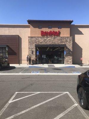 Standing in line outside BevMo in 95F temps.