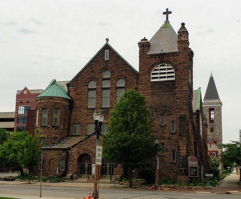 Facade for Central United Methodist Church