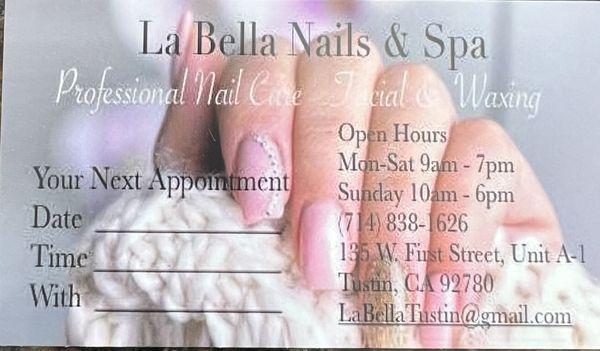 We Professional Nail care Facial Waxing Eyelash Individual we take appointments and walk-in welcome good services high quality