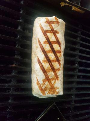 Grilled burrito