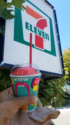 7/11 free slurpy day.