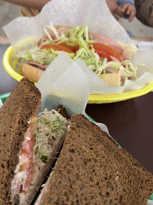 Squaw tuna + Italian sandwich