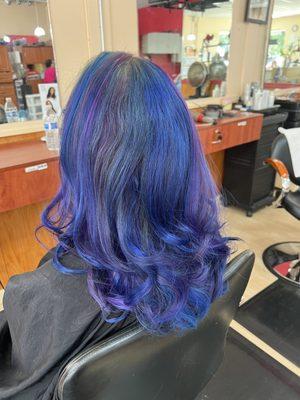 Hair color by Tram