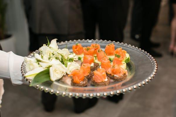 Beautiful presentation at The W Loft, Brooklyn, NY, prepared by Melody at Eventfull Caterers.