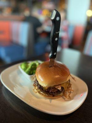 BBQ Burnt Ends 'N Bacon Burger