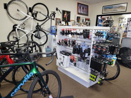 Inside Bikeman store