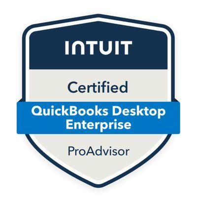 Certified QuickBooks Desktop Enterprise ProAdvisor