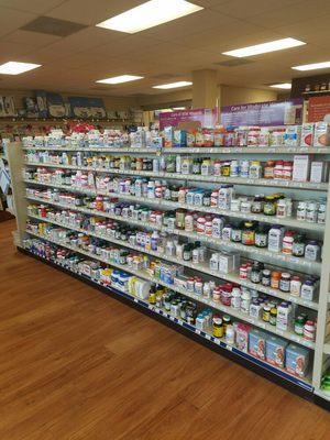 We have a wide variety of vitamins and suppliments!