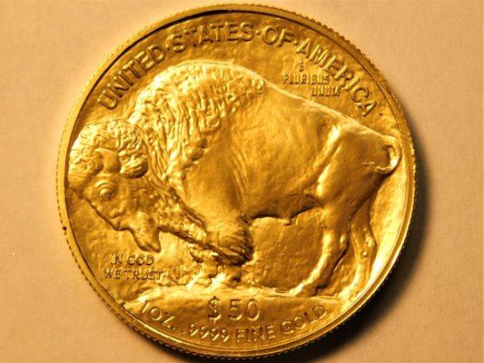 1 oz. gold American Buffalo coins needed at our coin shop. Please call if you have any for sale or if your looking to buy gold coins.