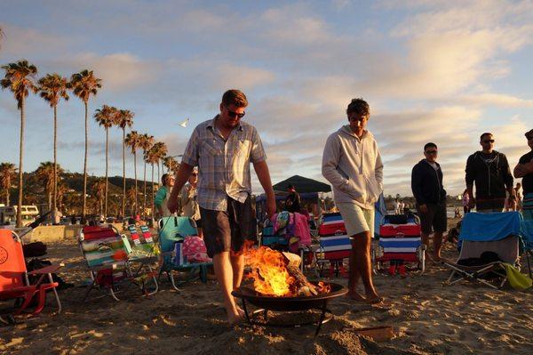 sunset in la jolla shore