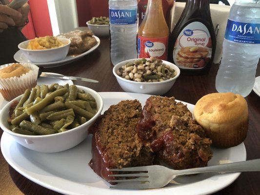 meatloaf and smothered pork chops daily specials