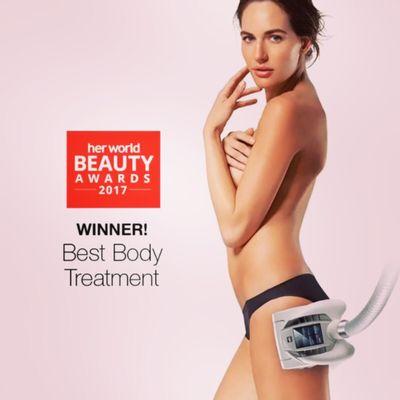 LPG Endermologie won 2017 best body treatment!