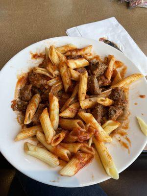 Kid's Penne Pasta & Meatballs